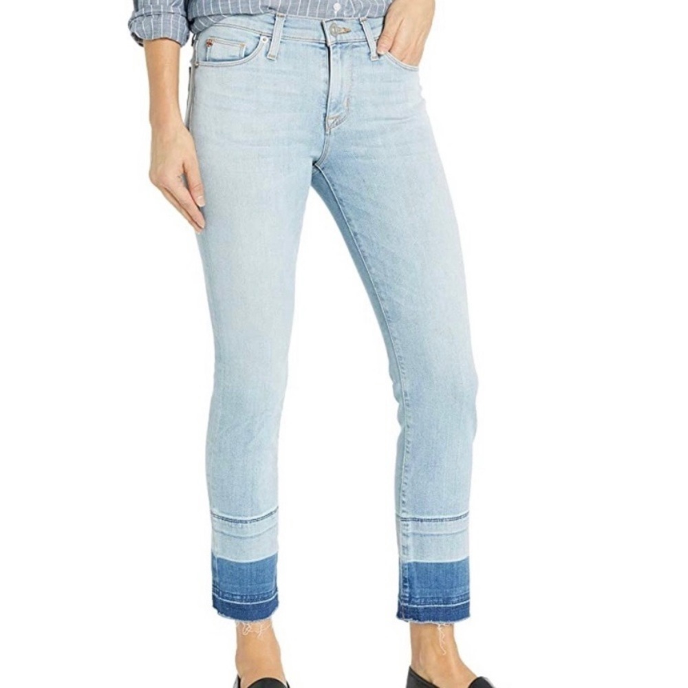 Hudson Zoeey Mid‎ Rise Crop Blue Jeans Size 28